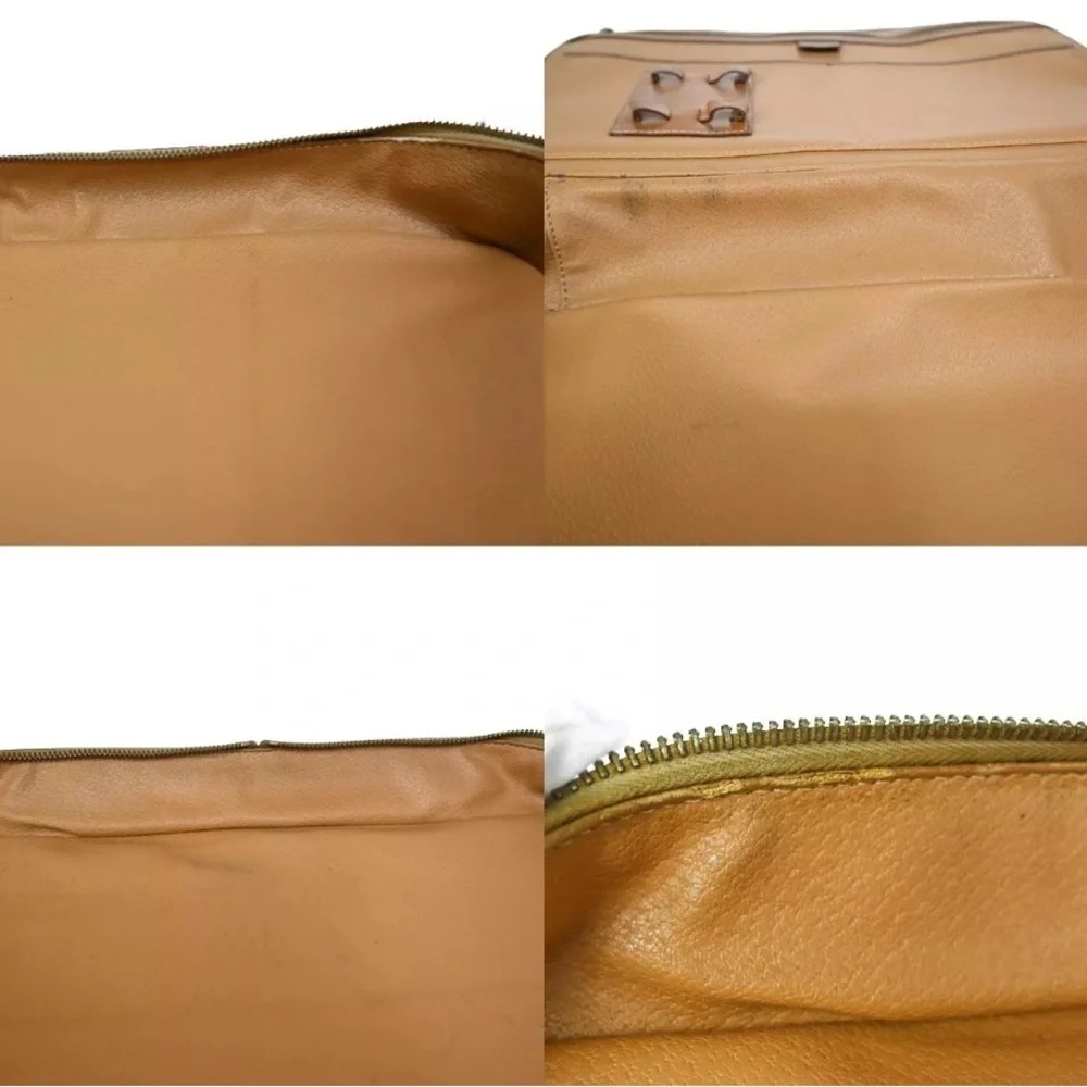 CELINE  Macadam Pattern Business Briefcase PVC / Leather In GUC Rare - Picture 11 of 16